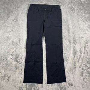 Athleta Women Black Athletic Pants Size 4 Bootcut Zip Pocket